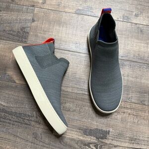 Rothy's Chelsea Slip-On Knit Sneakers Boots Gray Women's Size 8